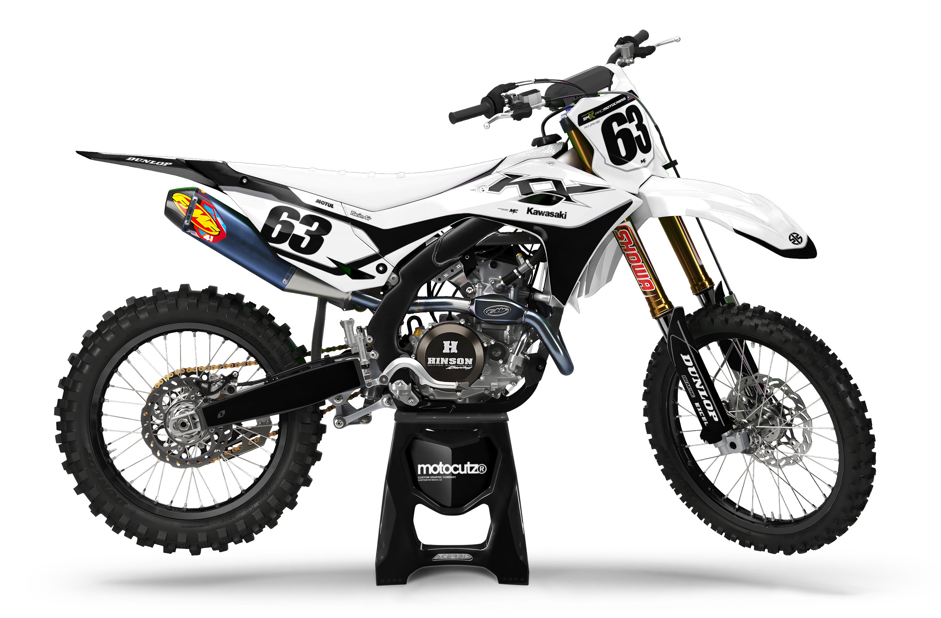 Kawasaki Motocross Graphics Kit